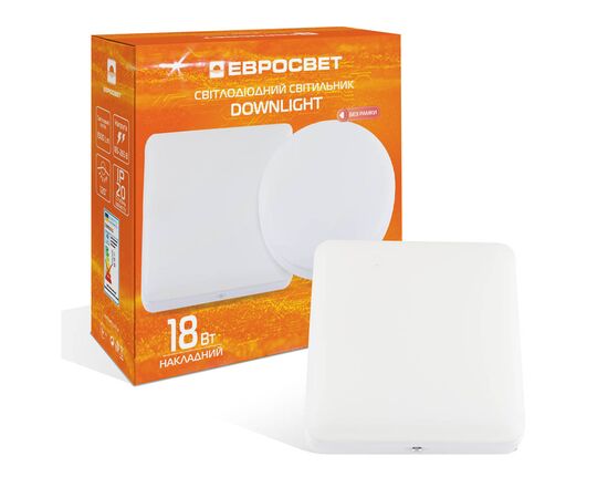 Світильник точковий Євросвітло LED-SS-120-18 6400К без рамки