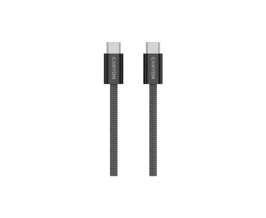 Дата кабель USB-C to USB-C 1.0m 60W Magnet Braided Black Canyon (CND-CCMG60AB15B), изображение 4 Дата кабель USB-C to USB-C 1.0m 60W Magnet Braided Black Canyon (CND-CCMG60AB15B), изображение 4