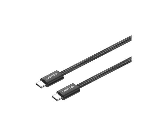 Дата кабель USB-C to USB-C 1.0m 60W Magnet Braided Black Canyon (CND-CCMG60AB15B), изображение 5 Дата кабель USB-C to USB-C 1.0m 60W Magnet Braided Black Canyon (CND-CCMG60AB15B), изображение 5