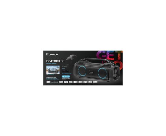 Акустическая система Defender Beatbox 50 Bluetooth Black (65950), изображение 4