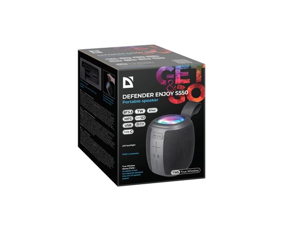 Акустическая система Defender Enjoy S550 Bluetooth Black (65553), изображение 8 Акустическая система Defender Enjoy S550 Bluetooth Black (65553), изображение 8