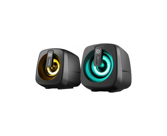 Акустическая система Defender J1 LED USB Black (65961), изображение 4 Акустическая система Defender J1 LED USB Black (65961), изображение 4