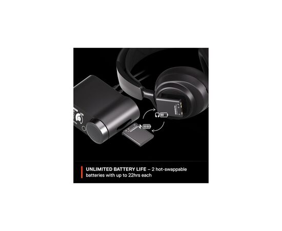 Наушники SteelSeries Arctis Nova Pro Wireless P PS/PC/SW/MAC/MOB Black (61522), изображение 8 Наушники SteelSeries Arctis Nova Pro Wireless P PS/PC/SW/MAC/MOB Black (61522), изображение 8