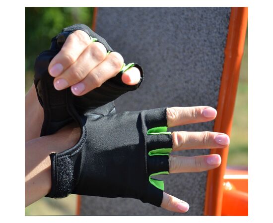 Рукавички для фітнесу MadMax MFG-251 Rainbow Green XS (MFG-251-Green_XS), зображення 5 Рукавички для фітнесу MadMax MFG-251 Rainbow Green XS (MFG-251-Green_XS), зображення 5