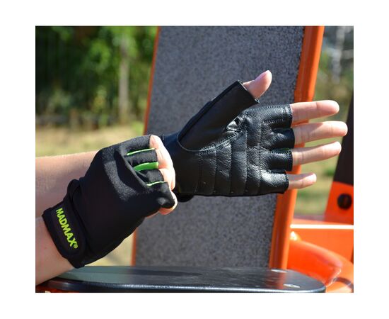 Рукавички для фітнесу MadMax MFG-251 Rainbow Green XS (MFG-251-Green_XS), зображення 8 Рукавички для фітнесу MadMax MFG-251 Rainbow Green XS (MFG-251-Green_XS), зображення 8