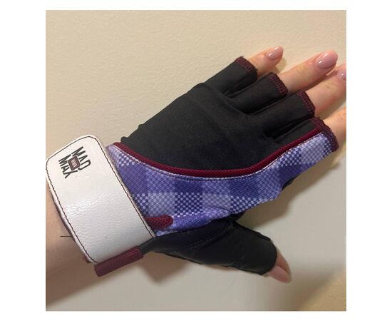 Перчатки для фитнеса MadMax MFG-911 Nine-eleven Black/perpito L (MFG-911-PEP_L), изображение 2