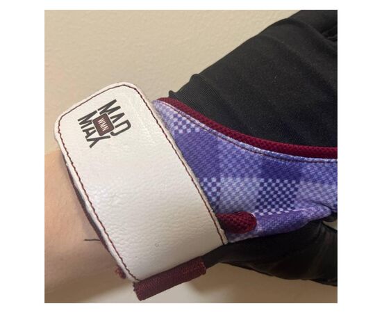 Перчатки для фитнеса MadMax MFG-911 Nine-eleven Black/perpito L (MFG-911-PEP_L), изображение 5