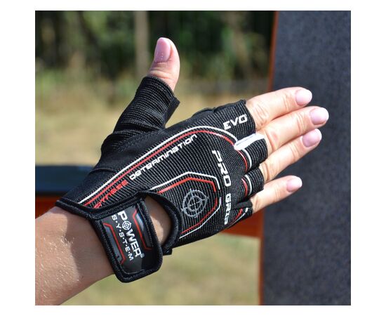 Перчатки для фитнеса Power System PS-2260 Pro Grip EVO Black M (PS_2260BK-3_M), изображение 5 Перчатки для фитнеса Power System PS-2260 Pro Grip EVO Black M (PS_2260BK-3_M), изображение 5