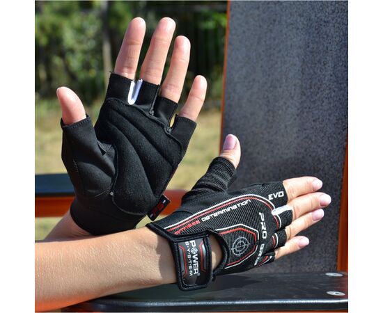 Перчатки для фитнеса Power System PS-2260 Pro Grip EVO Black M (PS_2260BK-3_M), изображение 7 Перчатки для фитнеса Power System PS-2260 Pro Grip EVO Black M (PS_2260BK-3_M), изображение 7