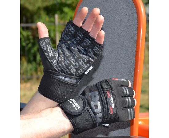 Перчатки для фитнеса Power System PS-2800 Power Grip Black XXL (PS-2800_XXL_Black), изображение 2 Перчатки для фитнеса Power System PS-2800 Power Grip Black XXL (PS-2800_XXL_Black), изображение 2