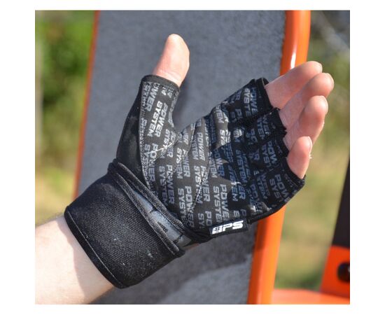 Перчатки для фитнеса Power System PS-2800 Power Grip Black XXL (PS-2800_XXL_Black), изображение 5 Перчатки для фитнеса Power System PS-2800 Power Grip Black XXL (PS-2800_XXL_Black), изображение 5