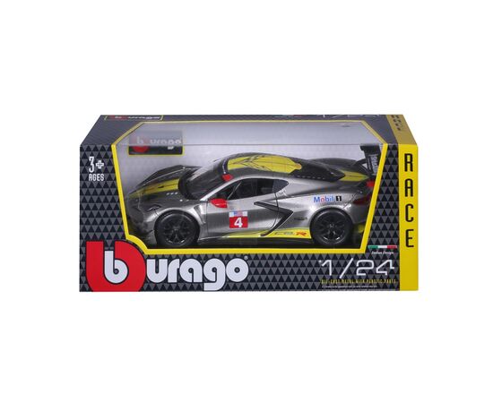 Машина Bburago Chevrolet Corvette C8.R (124) (18-28024), зображення 10 Машина Bburago Chevrolet Corvette C8.R (124) (18-28024), зображення 10