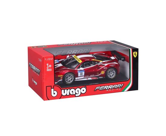 Машина Bburago Ferrari 488 Challenge (124) (18-26308), изображение 4 Машина Bburago Ferrari 488 Challenge (124) (18-26308), изображение 4