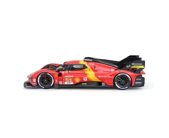 Машина Bburago Ferrari 499P LMH (124) (18-26309), изображение 3 Машина Bburago Ferrari 499P LMH (124) (18-26309), изображение 3