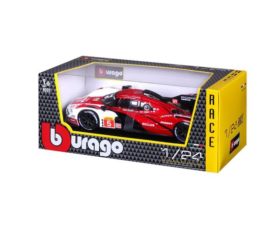 Машина Bburago Porsche 963 (124) (18-28022), изображение 9 Машина Bburago Porsche 963 (124) (18-28022), изображение 9