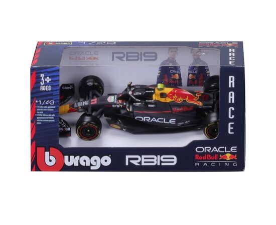 Машина Bburago Red Bull Racing RB19 (2023) (143) (18-38082), изображение 3 Машина Bburago Red Bull Racing RB19 (2023) (143) (18-38082), изображение 3
