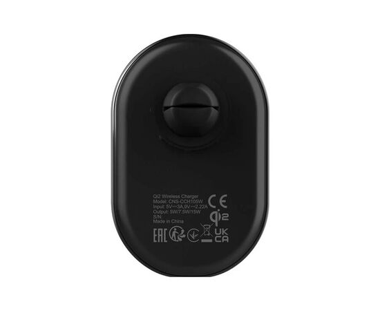 Зарядное устройство Canyon OnGrip 105 15W Qi2 Wireless Black (CNS-CCH105B), изображение 3 Зарядное устройство Canyon OnGrip 105 15W Qi2 Wireless Black (CNS-CCH105B), изображение 3