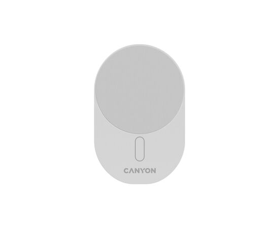 Зарядное устройство Canyon OnGrip 105 15W Qi2 Wireless White (CNS-CCH105W)