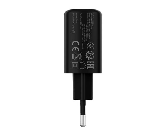 Зарядное устройство Canyon OnCharge 200 20W 1xPD EU Black (CNE-CHA200-11), изображение 4 Зарядное устройство Canyon OnCharge 200 20W 1xPD EU Black (CNE-CHA200-11), изображение 4