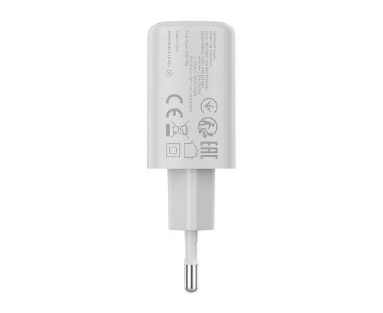 Зарядное устройство Canyon OnCharge 200 20W 1xPD EU White (CNE-CHA200-01), изображение 4 Зарядное устройство Canyon OnCharge 200 20W 1xPD EU White (CNE-CHA200-01), изображение 4
