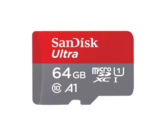 Карта памяти SanDisk 64GB microSDXC class 10 UHS-I A1 (SDSQUAB-064G-GN6MN)