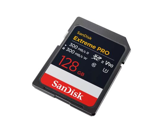 Карта памяти SanDisk 128GB SD class 10 UHS-II U3 V90 Extreme Pro (SDSDXDM-128G-GN4IN), изображение 7 Карта памяти SanDisk 128GB SD class 10 UHS-II U3 V90 Extreme Pro (SDSDXDM-128G-GN4IN), изображение 7