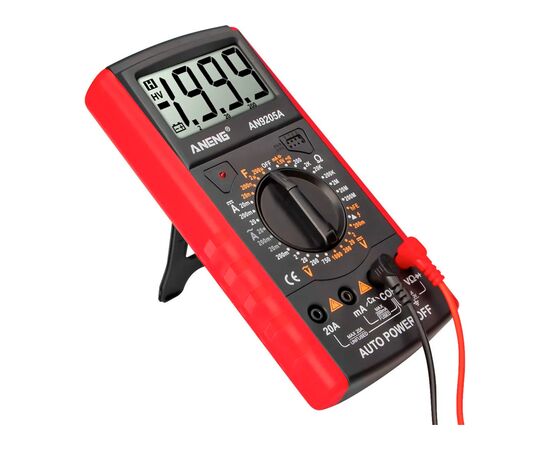 Цифровий мультиметр ANENG AN9205A, V, A, R, F, функція hFE (AN9205A), зображення 2 Цифровий мультиметр ANENG AN9205A, V, A, R, F, функція hFE (AN9205A), зображення 2