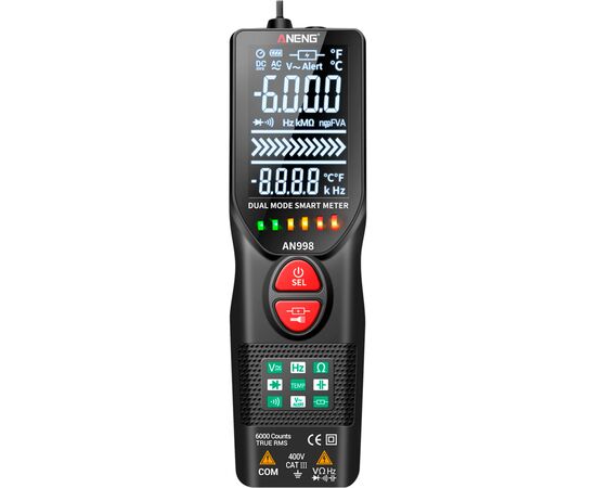 Цифровой мультиметр ANENG AN998, V, A, R, C, T, F (AN998)