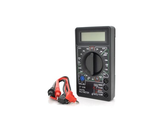 Цифровий мультиметр Voltronic DT-838, V, A, R , T, Q60 (DT-838), зображення 2 Цифровий мультиметр Voltronic DT-838, V, A, R , T, Q60 (DT-838), зображення 2