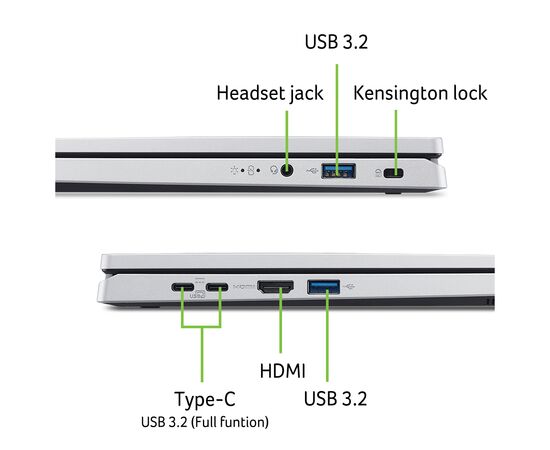 Ноутбук Acer Aspire Go 14 AG14-32P-39ZR (NX.J3QEU.005), изображение 9 Ноутбук Acer Aspire Go 14 AG14-32P-39ZR (NX.J3QEU.005), изображение 9