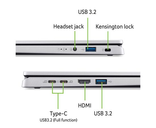 Ноутбук Acer Aspire Go 14 AG14-71P-5950 (NX.J4QEU.002), изображение 9 Ноутбук Acer Aspire Go 14 AG14-71P-5950 (NX.J4QEU.002), изображение 9