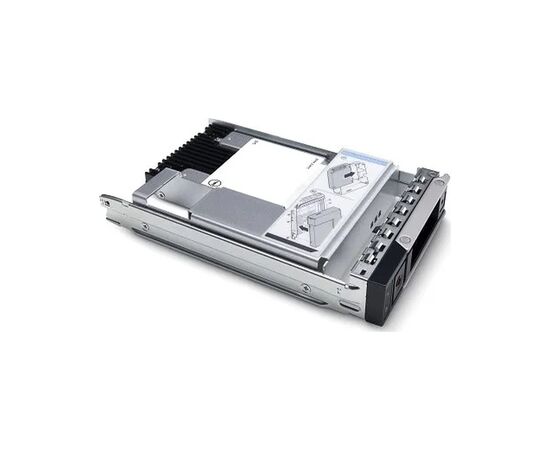 Накопичувач SSD для сервера Dell 1.92TB SSD SATA Read Intensive 6Gbps 512e 2.5in with 3.5in HYB CARR, Hot-Plug (345-BDSG)