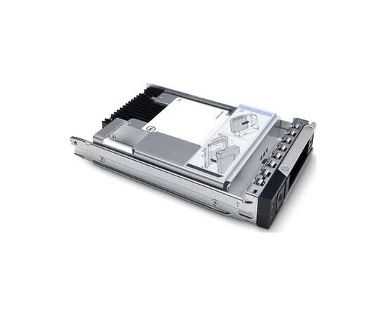 Накопитель SSD для сервера Dell 480GB SSD SATA Read Intensive 6Gbps 512e 2.5in with 3.5in HYB CARR Hot-Plug (345-BEBH)