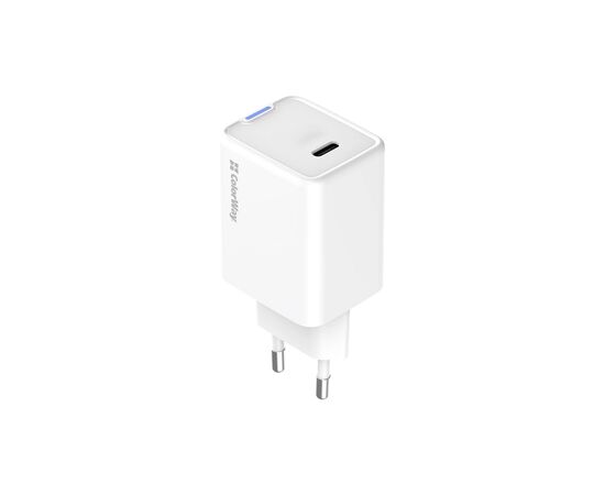 Зарядное устройство ColorWay GaN Mini 45W PD Port PPS USB-C white (CW-CHS057PD-WT), изображение 3 Зарядное устройство ColorWay GaN Mini 45W PD Port PPS USB-C white (CW-CHS057PD-WT), изображение 3