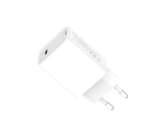 Зарядное устройство ColorWay GaN Mini 45W PD Port PPS USB-C white (CW-CHS057PD-WT), изображение 4 Зарядное устройство ColorWay GaN Mini 45W PD Port PPS USB-C white (CW-CHS057PD-WT), изображение 4