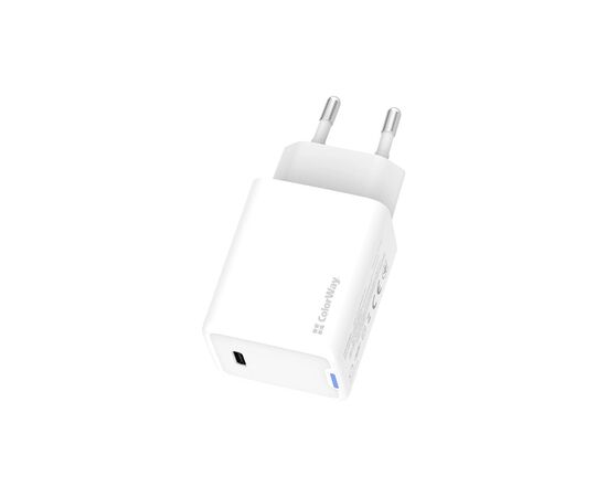 Зарядное устройство ColorWay GaN Mini 45W PD Port PPS USB-C white (CW-CHS057PD-WT), изображение 5 Зарядное устройство ColorWay GaN Mini 45W PD Port PPS USB-C white (CW-CHS057PD-WT), изображение 5