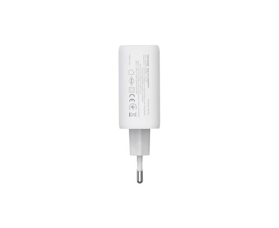 Зарядное устройство ColorWay GaN Mini 50W PD Port PPS USB (Type-C PD 30W + Type-C PD 20W) white (CW-CHS050PD-WT), изображение 3 Зарядное устройство ColorWay GaN Mini 50W PD Port PPS USB (Type-C PD 30W + Type-C PD 20W) white (CW-CHS050PD-WT), изображение 3