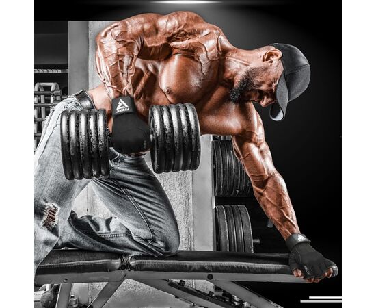 Перчатки для фитнеса RDX W3 with EVA Padding Black S (WGS-W3B-S+), изображение 7 Перчатки для фитнеса RDX W3 with EVA Padding Black S (WGS-W3B-S+), изображение 7