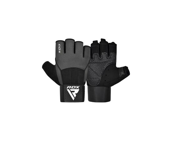 Рукавички для фітнесу RDX W3 with EVA Padding Grey S (WGS-W3G-S+)