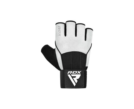 Перчатки для фитнеса RDX W3 with EVA Padding White L (WGS-W3W-L+), изображение 2 Перчатки для фитнеса RDX W3 with EVA Padding White L (WGS-W3W-L+), изображение 2