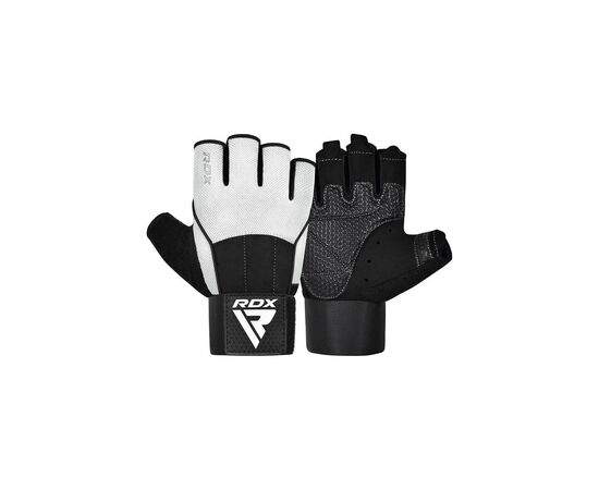 Перчатки для фитнеса RDX W3 with EVA Padding White L (WGS-W3W-L+)
