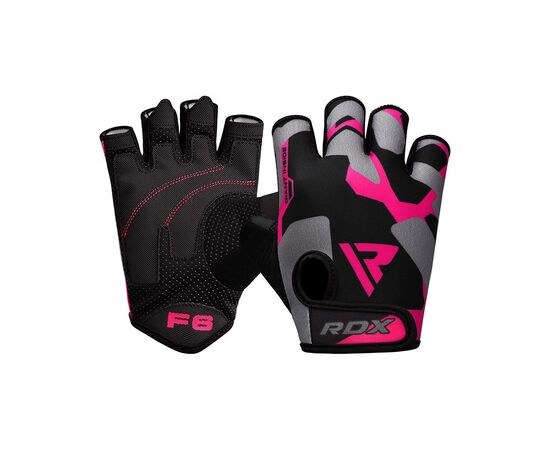 Перчатки для фитнеса RDX F6 Sumblimation Pink S (WGS-F6P-S), изображение 4 Перчатки для фитнеса RDX F6 Sumblimation Pink S (WGS-F6P-S), изображение 4