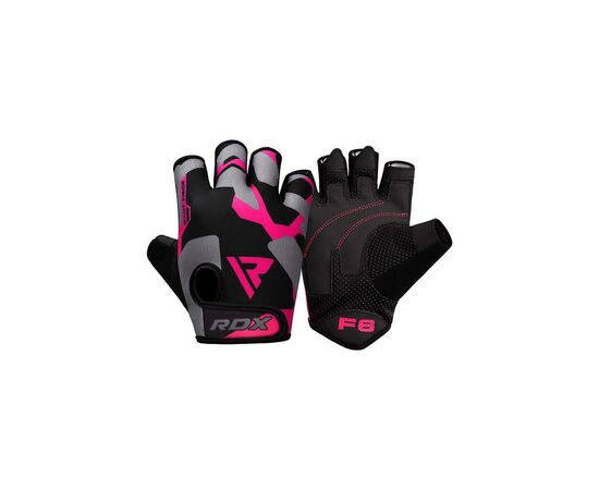 Рукавички для фітнесу RDX F6 Sumblimation Pink S (WGS-F6P-S)