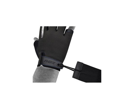 Перчатки для фитнеса RDX T2 Half Blue Plus L (WGA-T2HU-L+), изображение 4