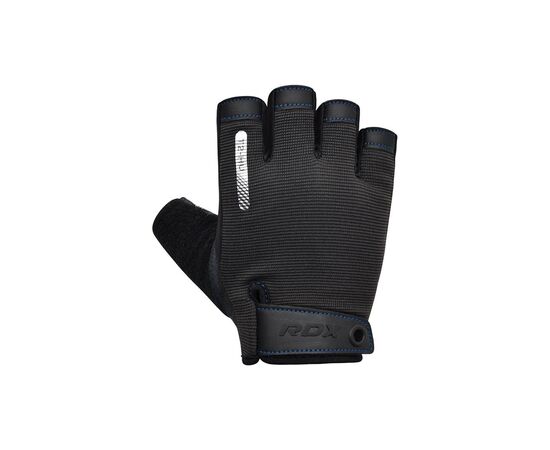 Перчатки для фитнеса RDX T2 Half Blue Plus L (WGA-T2HU-L+), изображение 5