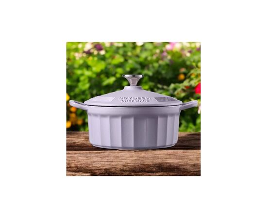 Гусятница Buydeem CP521 Petal Purple чавунна емальована 2.9 л (CP521-PP), изображение 8 Гусятница Buydeem CP521 Petal Purple чавунна емальована 2.9 л (CP521-PP), изображение 8