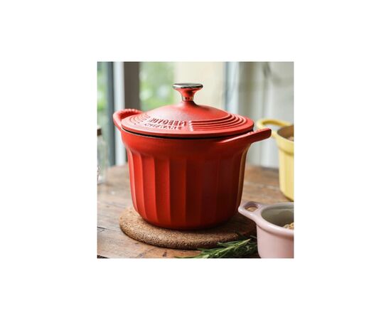Гусятница Buydeem CP541 Koi Red чавунна емальована 1.8 л (CP541-KR), изображение 8 Гусятница Buydeem CP541 Koi Red чавунна емальована 1.8 л (CP541-KR), изображение 8