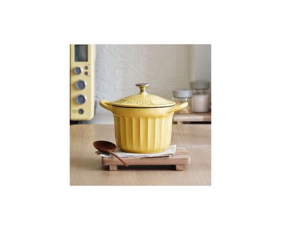Гусятница Buydeem CP541 Mellow Yellow чавунна емальована 1.8 л (CP541-MY), изображение 10 Гусятница Buydeem CP541 Mellow Yellow чавунна емальована 1.8 л (CP541-MY), изображение 10