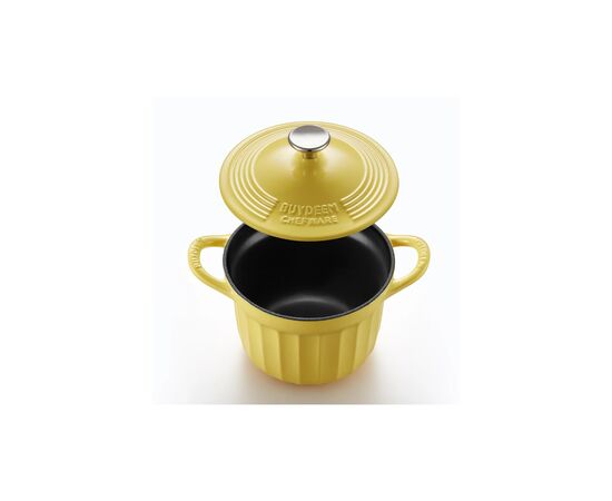 Гусятница Buydeem CP541 Mellow Yellow чавунна емальована 1.8 л (CP541-MY), изображение 2 Гусятница Buydeem CP541 Mellow Yellow чавунна емальована 1.8 л (CP541-MY), изображение 2