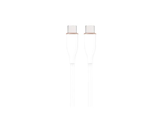 Дата кабель USB-C to USB-C 1.5m 3A Cablexpert (CC-USB2S-CMCM-1.5M-W)